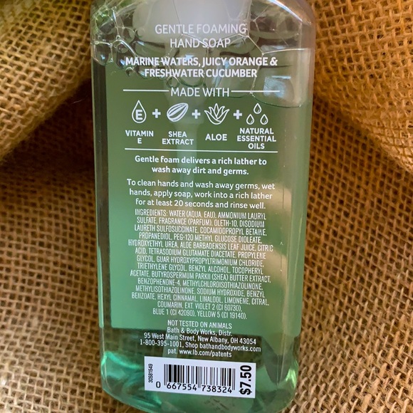 Bath & Body Works | Blue Sage & Lime | Gentle Foaming Hand Soap - Picture 3 of 6